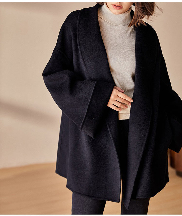 Damen Elegante und lockere Wickeljacke Drune