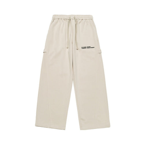 Unisex Weite Cropped-Sweathose im Cargo-Stil mit Tunnelzugbund und aufgesetzten Taschen Drune
