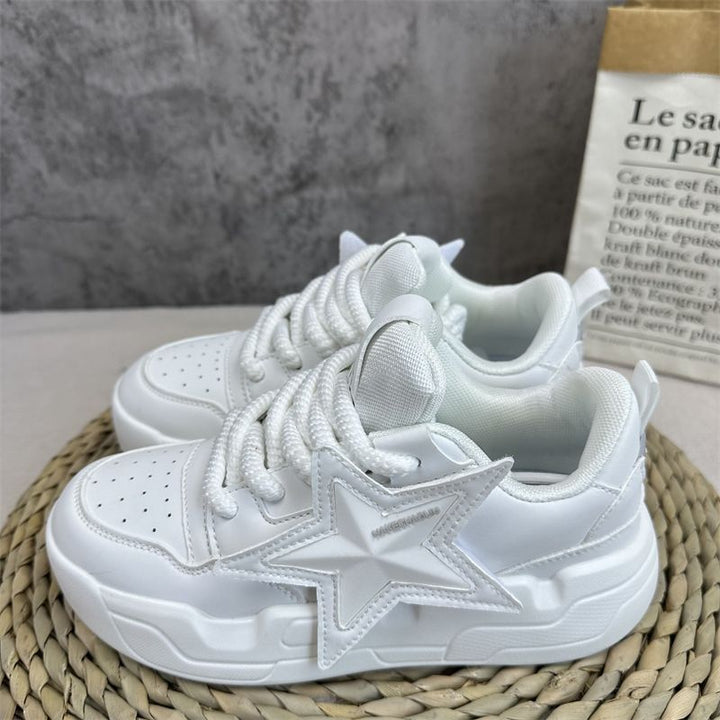 Damen Sportliche Sneakers mit strukturiertem Obermaterial und dämpfender Sohle Drune