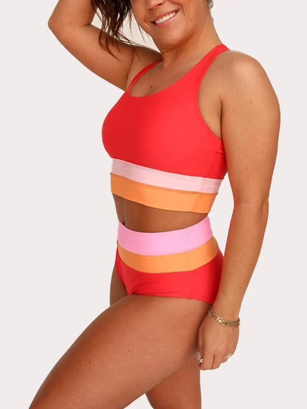 Drune | Brook Side Farbblock Bikini-Set