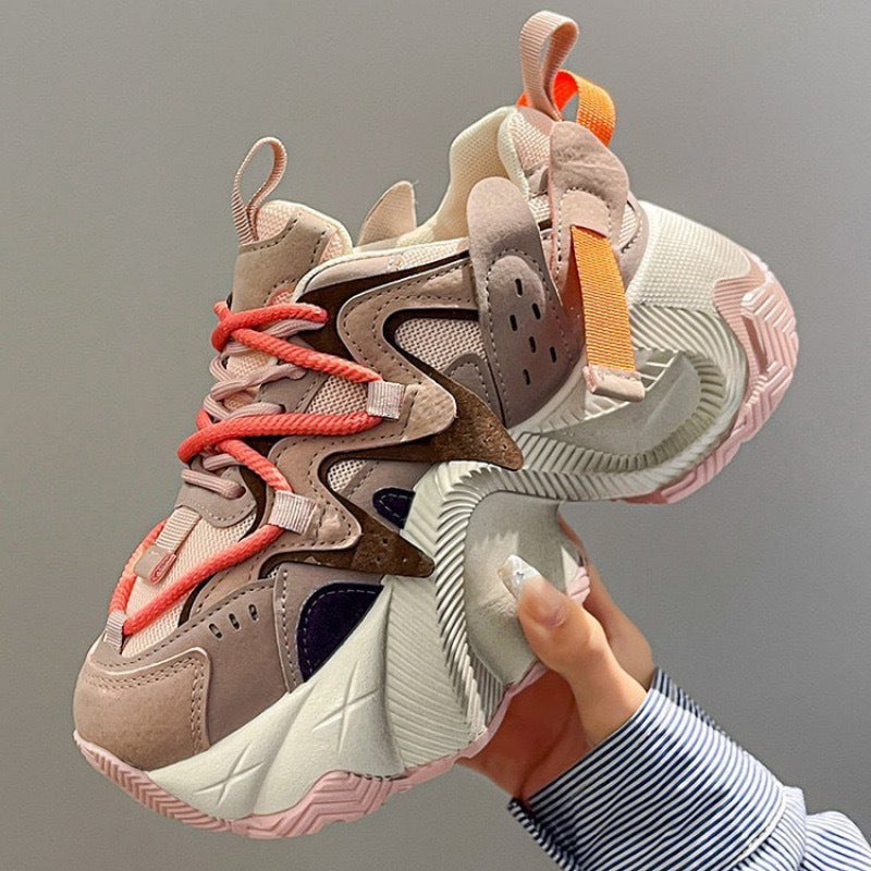Damen Sportliche Chunky Sneakers mit trendiger Silhouette und bequemer Dämpfung Drune