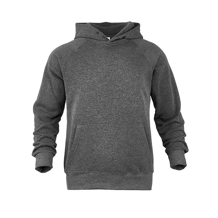 Herren nan Sweatstoff Kapuzenpullover mit Raglanärmeln, Kängurutasche und verstärktem Saum Drune