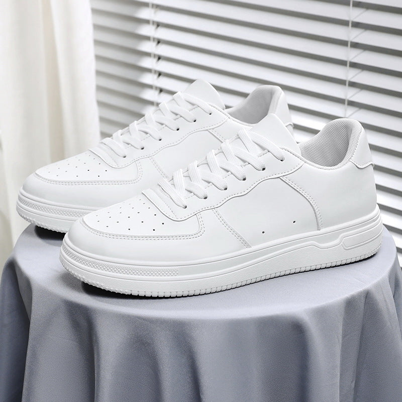 Damen Sportliche Sneakers mit robustem Lederobermaterial und dämpfender Sohle Drune