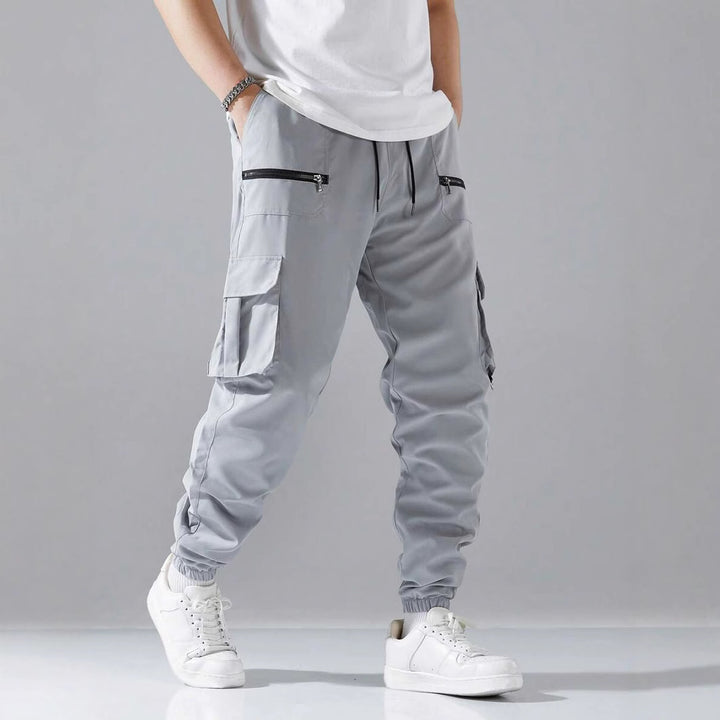 Herren Cargo-Hosen mit modernen Zipper-Taschen Drune