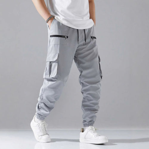 Herren Cargo-Hosen mit modernen Zipper-Taschen Drune