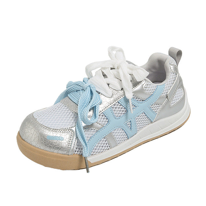 Damen Sportliche Netz-Sneaker mit atmungsaktiver Oberseite Drune
