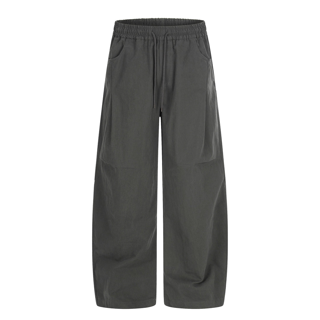 Damen Weite Culotte‑Hose mit elastischem Tunnelzugbund und großen Eingrifftaschen Drune