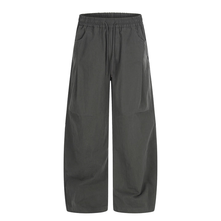 Damen Weite Culotte‑Hose mit elastischem Tunnelzugbund und großen Eingrifftaschen Drune