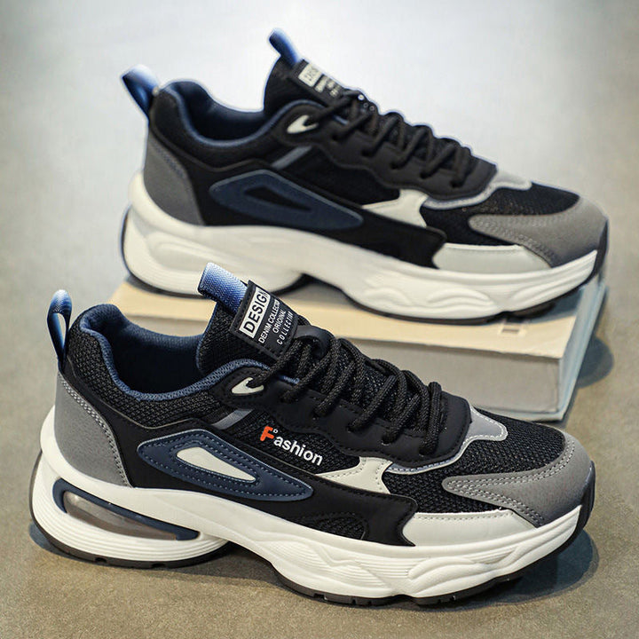 Damen modische Sportsneakers mit dämpfender Luftpolster-Sohle und atmungsaktiver Struktur Drune