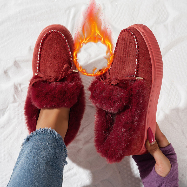 Damen Fleece gefütterte Sneaker Drune