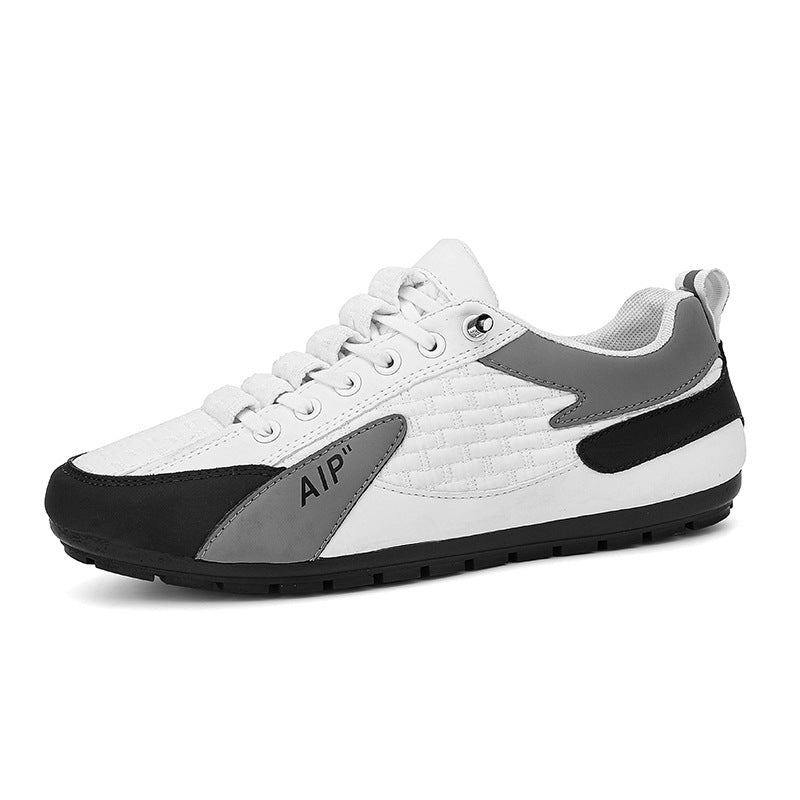Herren Gewebter Low-Top Sneaker mit leichter Profilsohle und Panel-Details Drune