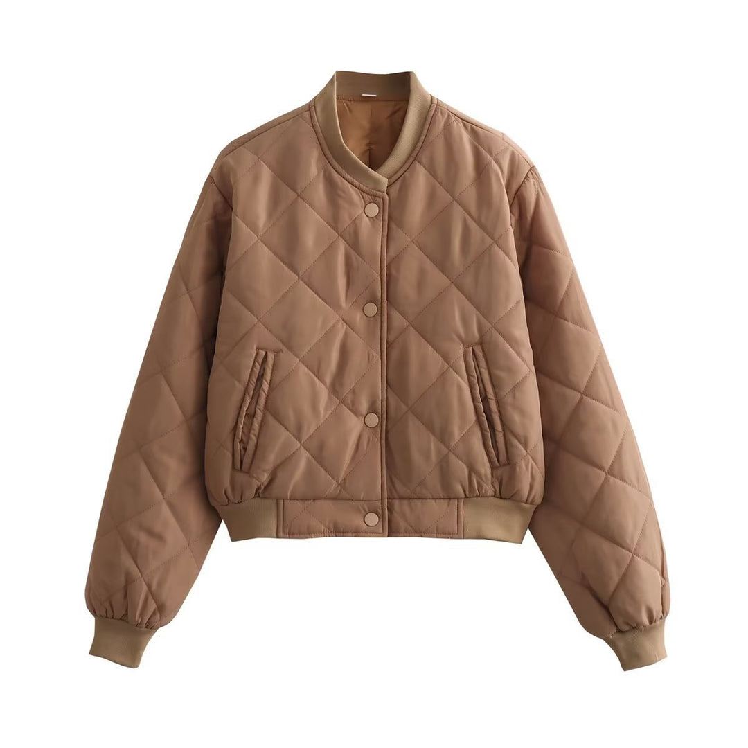 Damen Gemusterte Steppjacke