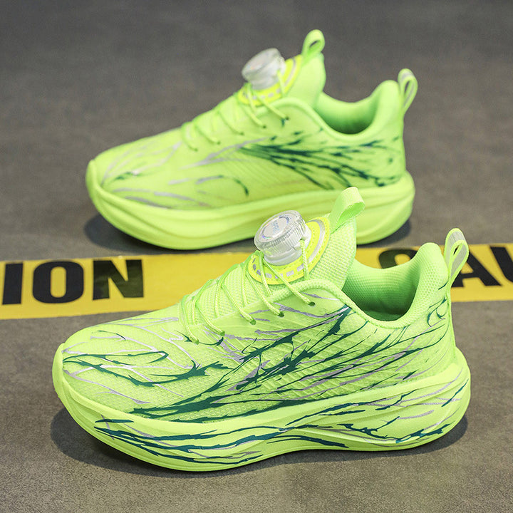 Unisex auffällige Plateau-Sneaker mit Schnelljustier-System und skulpturierter Wellenlaufsohle Drune
