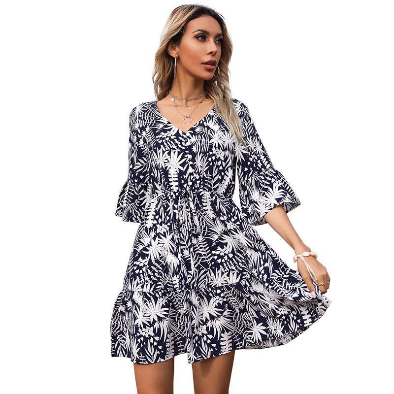 Damen Verspieltes Sommerkleid Drune