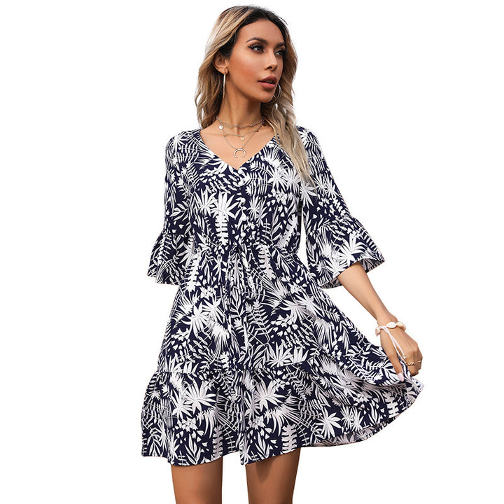Damen Verspieltes Sommerkleid Drune