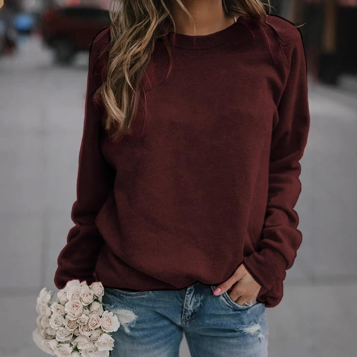 Damen Freizeit Oversized Sweatshirt mit Rundhalsausschnitt und Raglanärmeln Drune