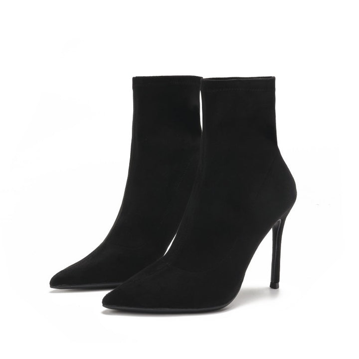 Damen Stretch‑Sockboot mit spitzer Zehenpartie und schmalem Stiletto Drune