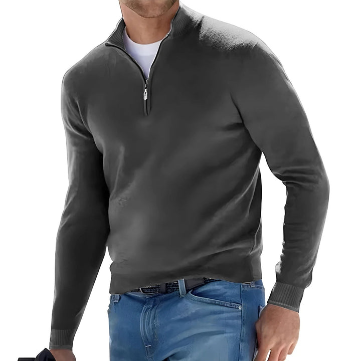 Drune | Baumwollpullover - Herren Quarter-Zip
