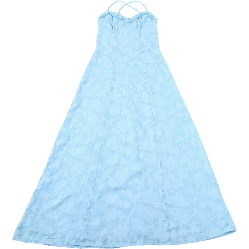 Damen Elegantes Maxikleid mit raffinierten Details Drune