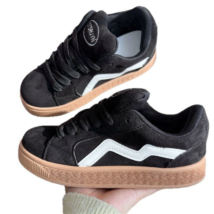 Damen modische Sneakers mit rutschfester Sohle und gepolsterter Innensohle Drune