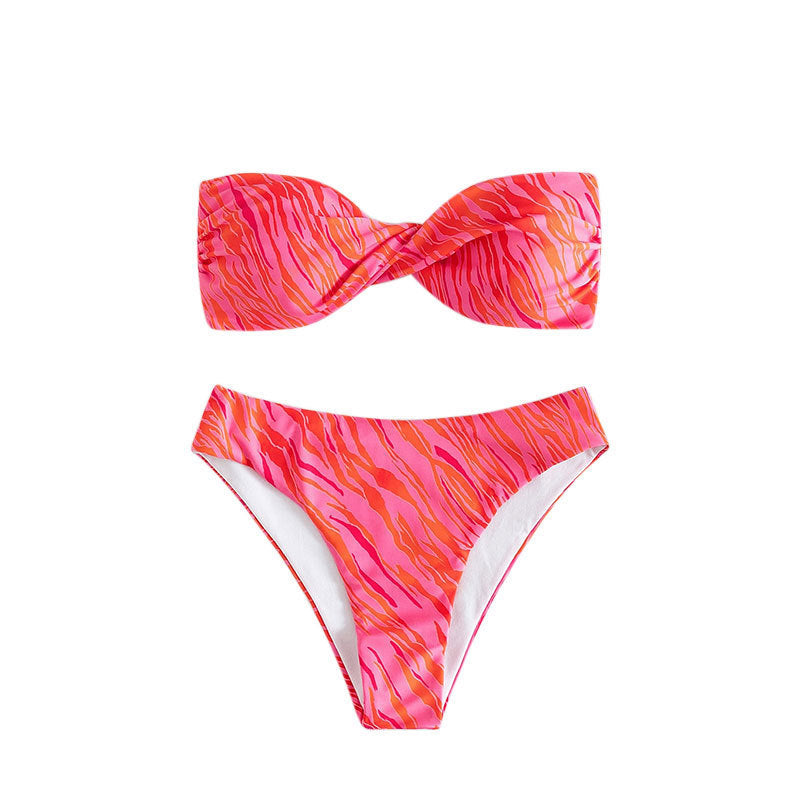 Damen Bandeau-Bikini mit raffinierten Drapierungen Drune