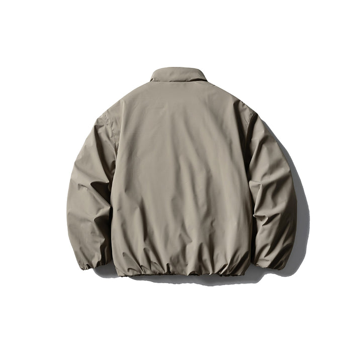 Unisex Kurzboxy Thermoblouson mit hohem Stehkragen, elastischem Saum und verdecktem Reißverschluss Drune