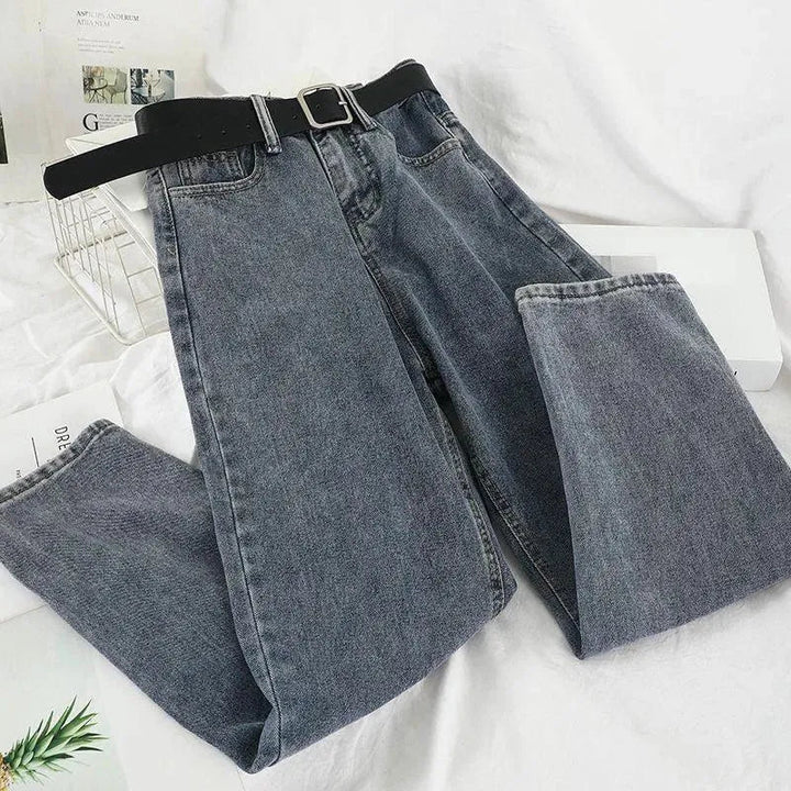 Drune | Women high-waisted jeans straight