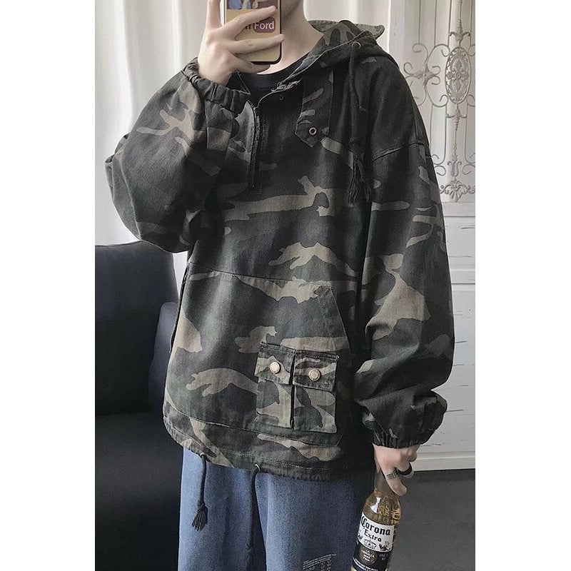 Herren Camouflage Utility-Jacke Drune