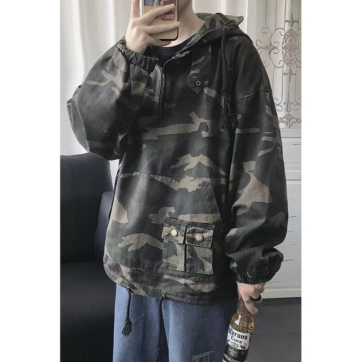 Herren Camouflage Utility-Jacke Drune