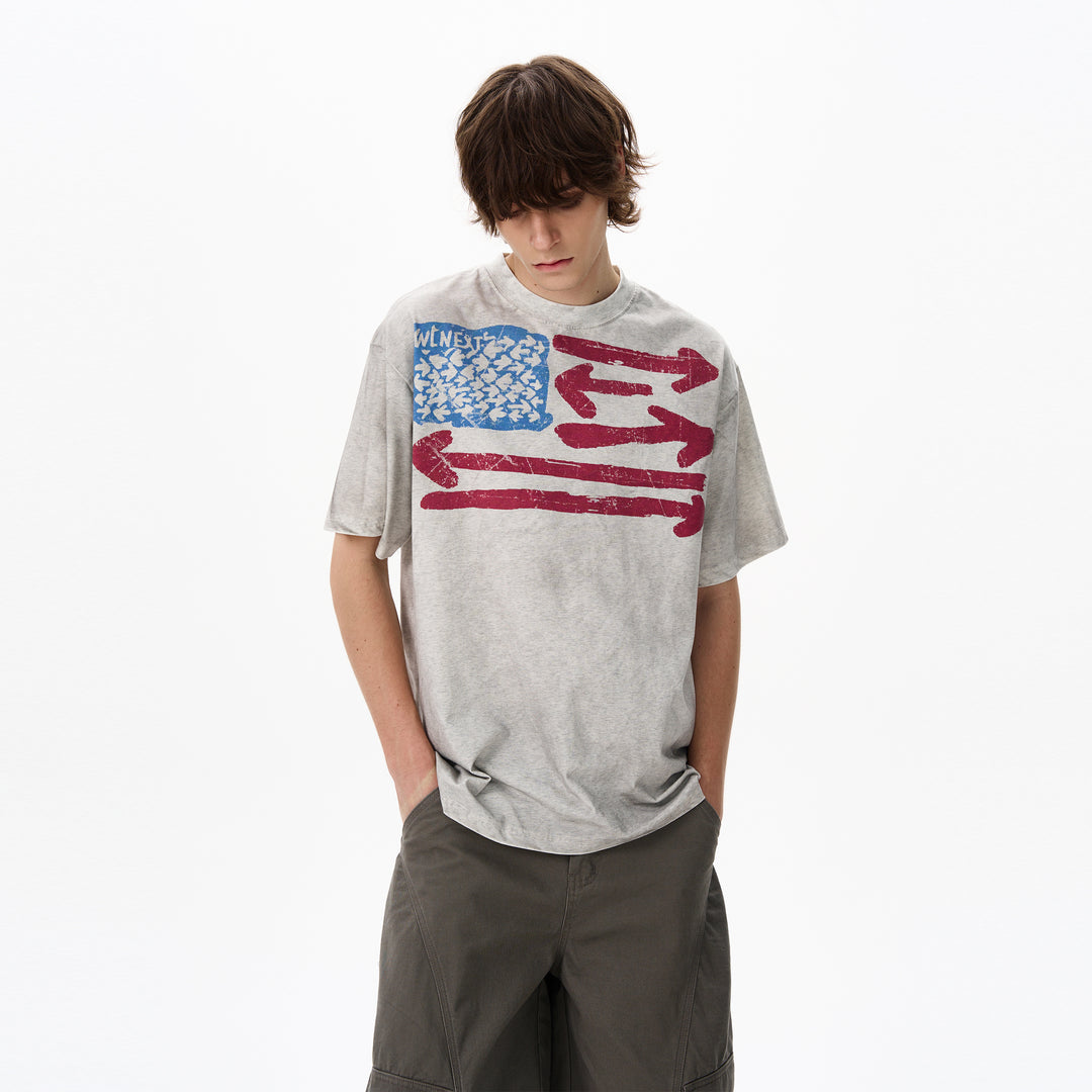 Herren Lässiges Langarmshirt mit eleganter Streifenoptik Drune