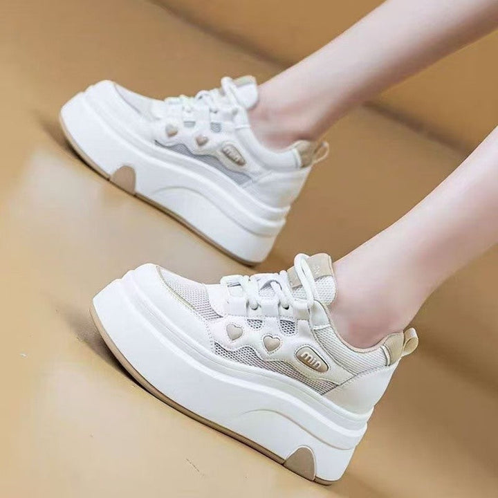 Damen Plateausneakers mit trendigem Design und komfortabler Dämpfung Drune