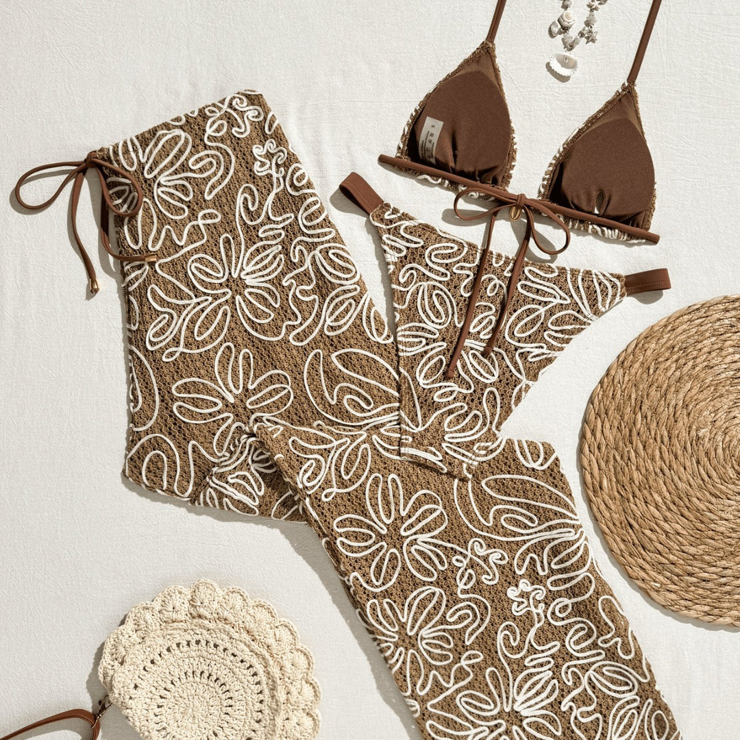 Damen Bikini-Set mit lässigem Overlayer Drune