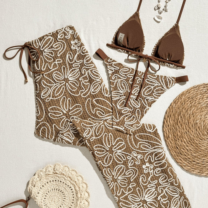 Damen Bikini-Set mit lässigem Overlayer Drune