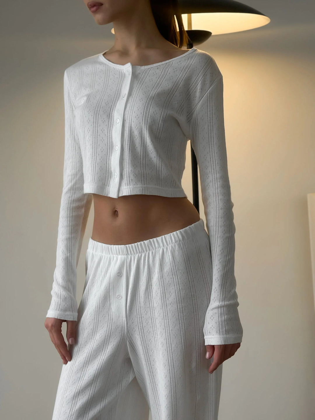 Damen gemütlicher Lounge-Anzug mit elegantem Streifen-Design und weitem Schnitt Drune