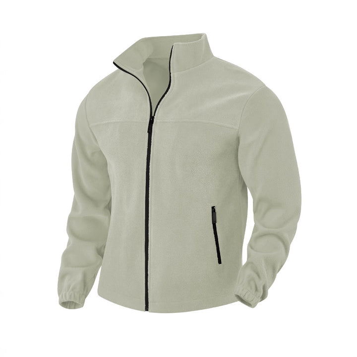 Herren Fleecejacke mit hohem Kragen Drune