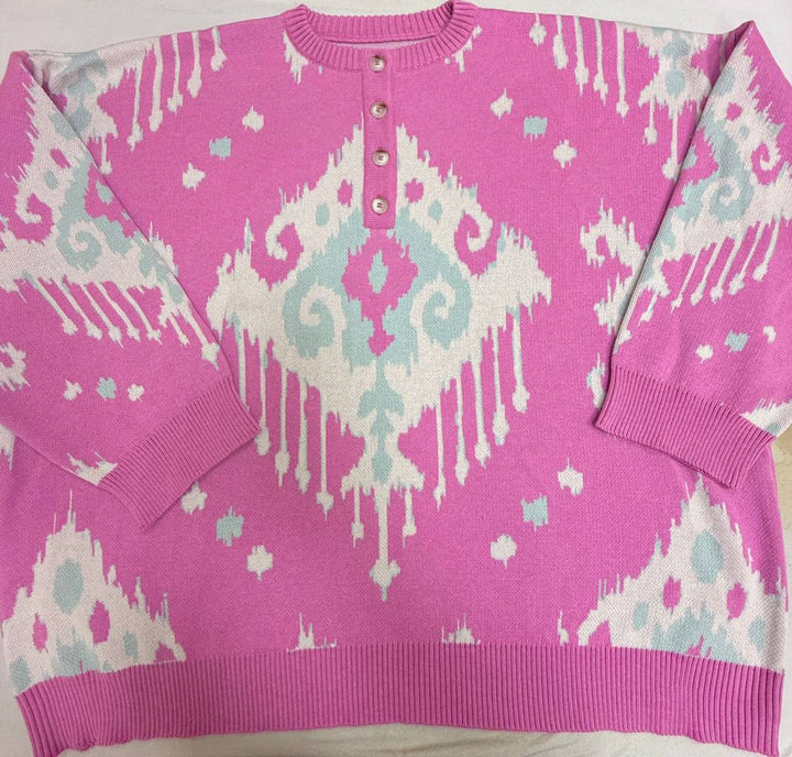 Damen Strickpullover mit innovativem Muster Drune