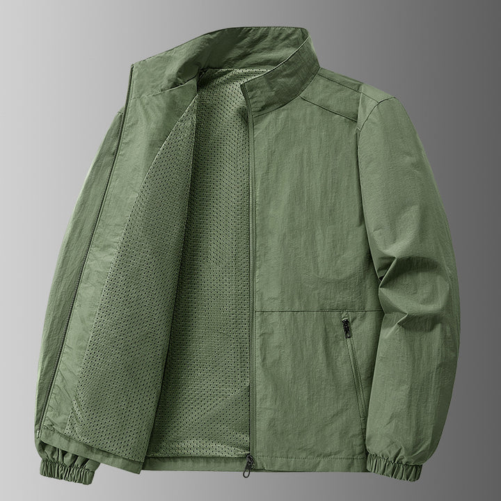 Herren Leichte Windjacke mit atmungsaktiver Mesh-Innenausstattung Drune