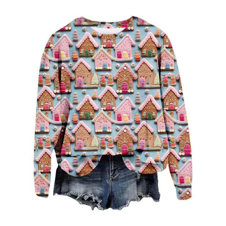 Damen Verspielter Weihnachts-Pullover Drune