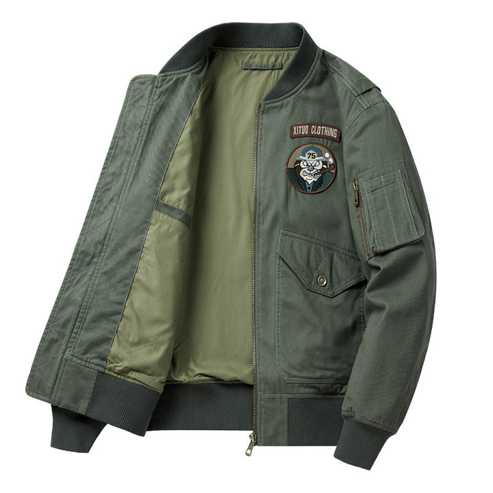 Herren Kurzblouson im Workwear‑Style mit Pattentaschen und Ärmel‑Utilityfach Drune