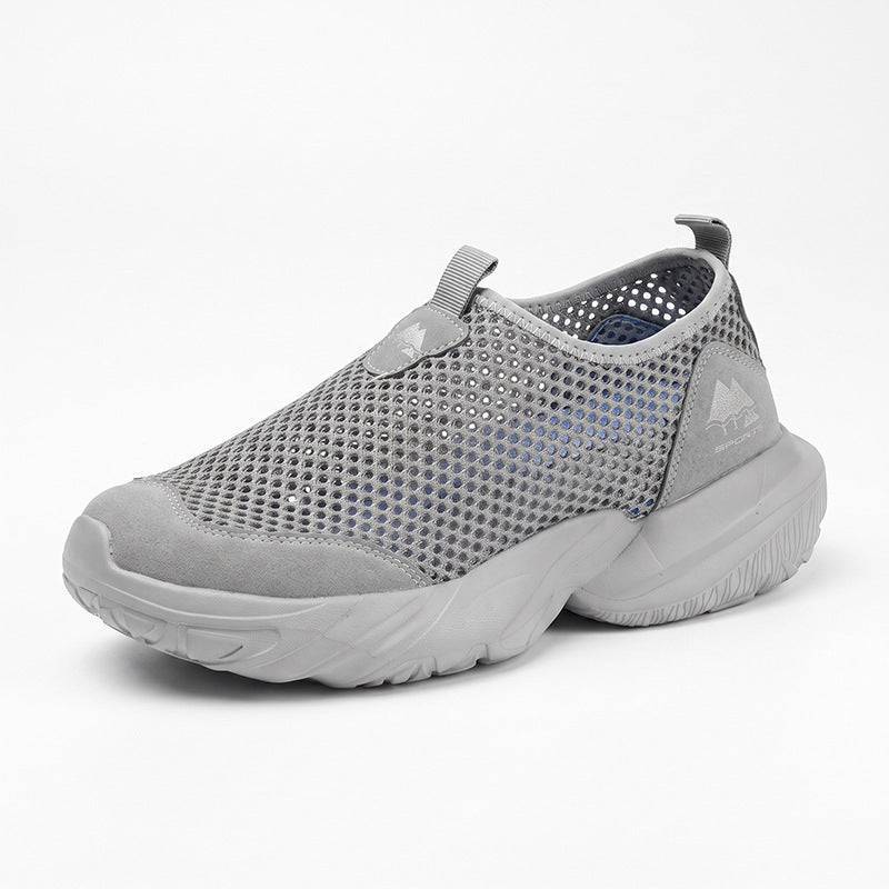 Unisex Atmungsaktive Mesh-Slipper mit gedämpfter Profilsohle Drune