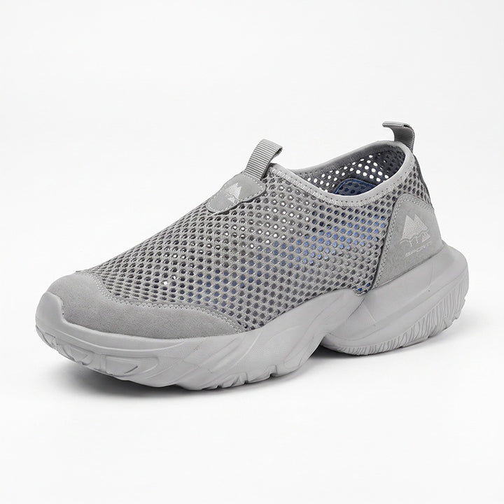 Unisex Atmungsaktive Mesh-Slipper mit gedämpfter Profilsohle Drune