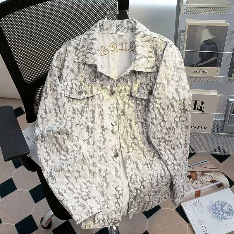 Herren Modische Camouflage Übergangsjacke Drune