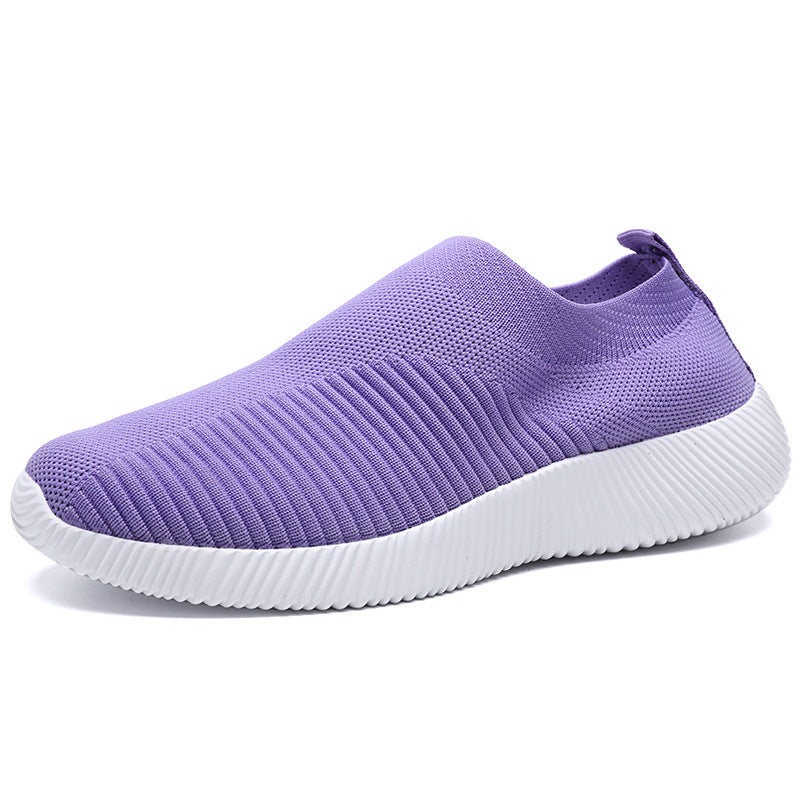 Damen luftige Slip-On Sneakers mit atmungsaktivem Design Drune