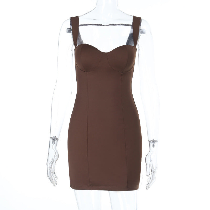 Damen figurbetontes Cocktailkleid mit Schlankmachenden Details Drune