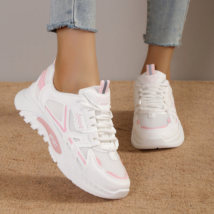 Damen Sportschuhe mit atmungsaktivem Mesh-Obermaterial und dämpfender Laufsohle Drune