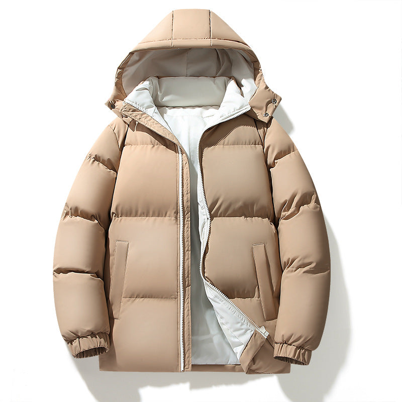Herren urbaner Kapuzen-Steppanorak mit mattierter Oberfläche und isolierender Füllung Drune