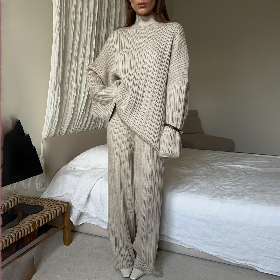 Damen Bequemer und stylischer Strickanzug Drune