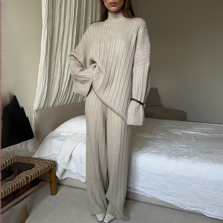 Damen Bequemer und stylischer Strickanzug Drune