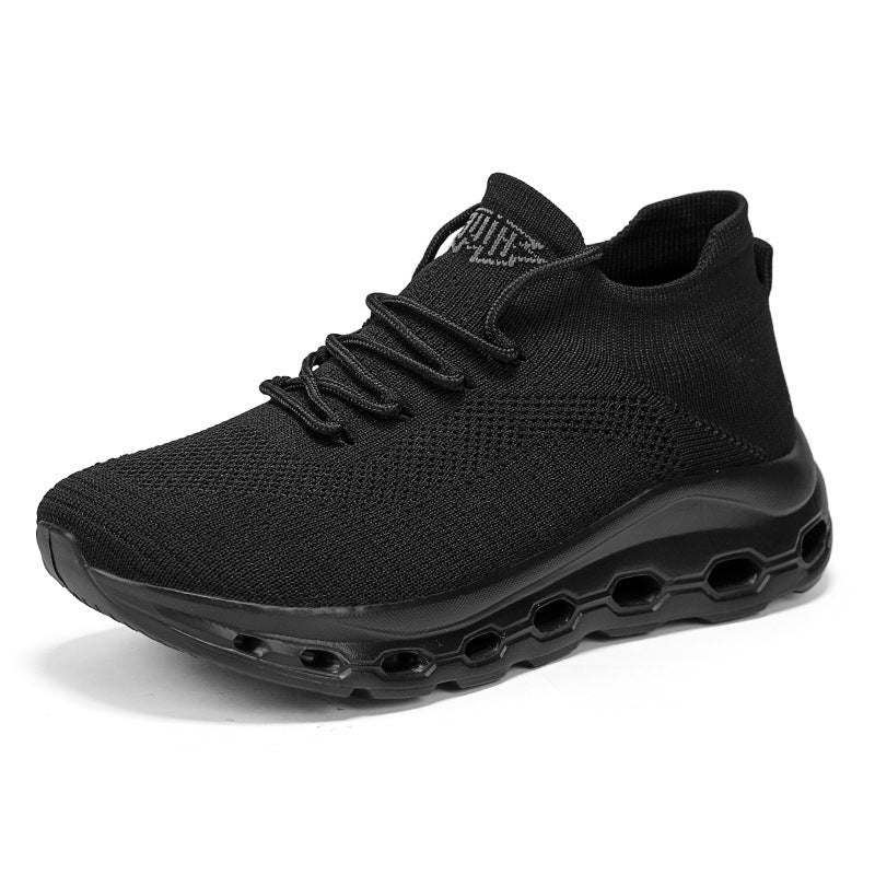 Unisex Atmungsaktive Strick-Sneaker mit sockenähnlichem Schaft und gedämpfter Luftsohle Drune