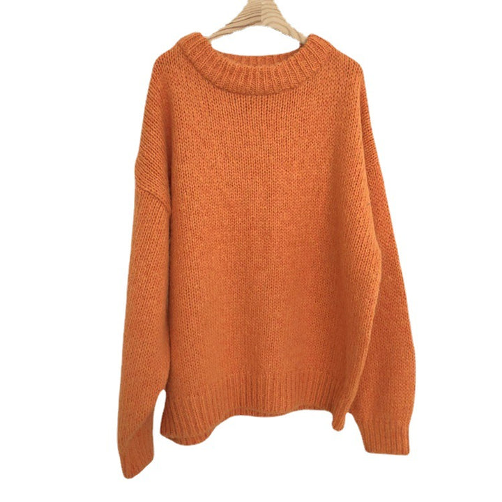 Damen Kuscheliger Pullover mit weitem Schnitt und lässigem Design Drune